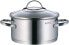 Фото #3 товара WMF Provence Set of Pots, 4 Pieces, with Glass Lid, Cooking Pot, Saucepan, Cromargan Stainless Steel, Polished, Suitable for Induction and Dishwasher Safe