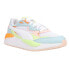 Фото #2 товара Puma XRay Speed Lace Up Womens Blue, Green, Orange, White Sneakers Casual Shoes