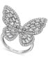 Фото #1 товара EFFY® Diamond Butterfly Ring (1-3/8 ct. t.w.) in 14k White Gold