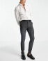 Фото #3 товара Topman super skinny smart trousers in grey