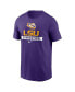 Фото #2 товара Men's Purple LSU Tigers Gymnastics T-Shirt