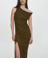 Women's Cut-Out Ruched Dress