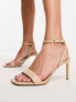 Фото #7 товара Stradivarius heeled sandals in beige