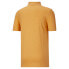 Фото #2 товара Puma Essentials Heather Small Logo Short Sleeve Polo Shirt Mens Yellow Casual 67