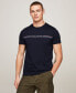 Фото #5 товара Men's Slim-Fit Stripe Logo T-Shirt
