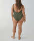 ფოტო #2 პროდუქტის Women's Textured Swimsuit