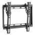 Фото #1 товара Кронштейн для ТВ LogiLink BP0035 - черный из нержавеющей стали, 58,4 см (23") - 106,7 см (42"), 50 x 50 мм - 200 x 200 мм, -8 - 0°