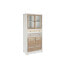 Фото #2 товара Шкаф DKD Home Decor Белый Натуральный Стеклянный Ель 86 x 40 x 180 cm 80 x 42 x 180 cm