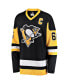 Фото #2 товара Men's Mario Lemieux Black Pittsburgh Penguins Premier Breakaway Retired Player Jersey