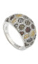 ფოტო #1 პროდუქტის Suzy Levian Sterling Silver Cubic Zirconia Multi-Color Honeycomb Ring