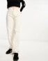 Dickies thomasville high rise relaxed fit jeans in off white ecru