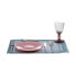 Фото #2 товара Плоская тарелка из розового стекла Vivalto "6 штук" (21 x 2 x 21 см)