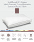 Фото #2 товара Soft Plush Luxurious 100% Cotton Mesh Gusseted Gel Fiber Stomach Sleeper Pillow - Standard