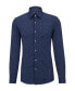 Men's Patterned Performance-Stretch Slim-Fit Dress Shirt