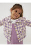 Фото #3 товара LCW baby Polo Yaka Uzun Kollu Ekose Desenli Kız Bebek Ceket