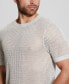 ფოტო #6 პროდუქტის Men's Otto Noah Textured-Knit Short-Sleeve Sweater