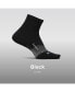 Men's Elite Light Cushion Quarter Solid - Sport Sock with Targeted Compression