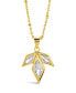 Фото #1 товара Sterling Forever cubic Zirconia Lissie Pendant Necklace