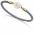 Bicolor bracelet with replaceable pendants Kiss 75071K01012