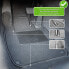Фото #5 товара moto-MOLTICO Floor Mats Car Velour Car Mats Black Car Mats Set of 4 Suitable for VW Golf Sportsvan 2014-2020 (Beige - Decorative Stitching)