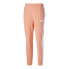 Фото #1 товара Puma Contrast Tricot Logo Track Pants Womens Pink Casual Athletic Bottoms 849000