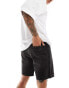 COLLUSION denim cut off shorts in washed black