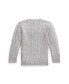 Toddler and Little Boys Cable-Knit Cotton Sweater