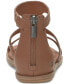 ფოტო #7 პროდუქტის Women's Nayda T-Strap Gladiator Flat Sandals