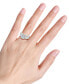 ფოტო #2 პროდუქტის Diamond Round Halo Cluster Engagement Ring (1 ct. t.w.) in 14k White Gold