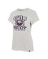 ფოტო #3 პროდუქტის 47 Women's Gray Washington Capitals Cherry Blossom Frankie T-Shirt