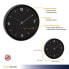 Фото #3 товара Часы настенные TFA Dostmann Analogue AA 1.5 V черные из пластика и стекла 309 мм