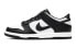 Фото #7 товара 【定制球鞋】 Nike Dunk Low Black 经典小花 清新 简约百搭 可爱复古出游 简约 熊猫 低帮 板鞋 GS 黑白 / Кроссовки Nike Dunk Low CW1590-100