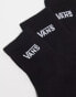 Vans classic half crew 3 pack socks in black