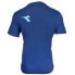 Diadora Manifesto Logo Crew Neck Short Sleeve T-Shirt Mens Blue Casual Tops 1782