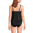 Фото #14 товара Women's Blouson Tummy Hiding Tankini Swimsuit Top Adjustable Straps