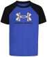 ფოტო #1 პროდუქტის Toddler Boys Baseball Logo Raglan-Short-Sleeve T-Shirt