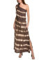 Фото #1 товара Sole One-Shoulder Linen-Blend Maxi Dress Women's