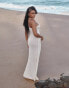 Фото #3 товара 4th & Reckless x Loz Vassallo isla sheer knit maxi beach dress in off white