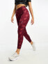 Adidas Training high intensity leggings in red Shadow Red / Victory Crimson, L - фото #7