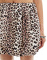 Фото #3 товара ASOS DESIGN bubble mini skirt in animal print