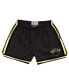 Фото #3 товара Women's Black Boston Celtics Hardwood Classics Golden Jump Shot Shorts