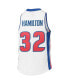 ფოტო #4 პროდუქტის Big Boys Richard Hamilton White Detroit Pistons 2003-04 Hardwood Classics Swingman Jersey