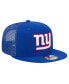 Фото #1 товара Men's Royal New York Giants Main Trucker 9Fifty Snapback Hat