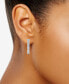 ფოტო #2 პროდუქტის Diamond Inside-Out Hoop Earrings (3 ct. t.w.) in 14k White Gold