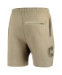 ფოტო #2 პროდუქტის Men's Khaki Cleveland Guardians Neutral Fleece Shorts