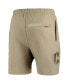 Men's Khaki Cleveland Guardians Neutral Fleece Shorts