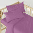 Fitted sheet HappyFriday BASIC KIDS Lilac 60 x 120 x 14 cm