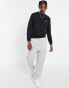 Fred Perry crew neck sweat in navy Синий, S - фото #4