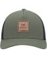 Men's Olive, Black VA All The Way Trucker Snapback Hat