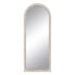 Настенное зеркало Белый Натуральный Стеклянный Древесина манго Деревянный MDF Вертикаль 60,9 x 3,8 x 152,4 cm
